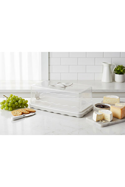 YAZICI Baton Kek Fanusu – 4.5 L Capacity Cake and Pastry Storage Container