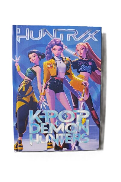şahane parti دفتر ملاحظات تذكاري بتصميم K-Pop Demon Hunters مقاس A5