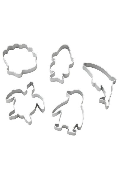 IKEA Forme de lut modelabil BLÅVINGAD, set de 5 bucăți, aluminiu