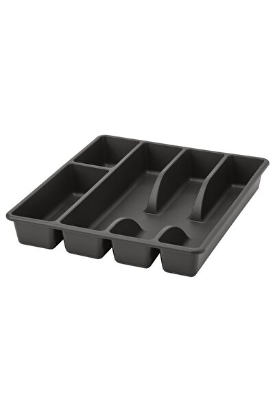 IKEA SMÄCKER Tavă pentru tacâmuri, antracit, 31 x 26 cm