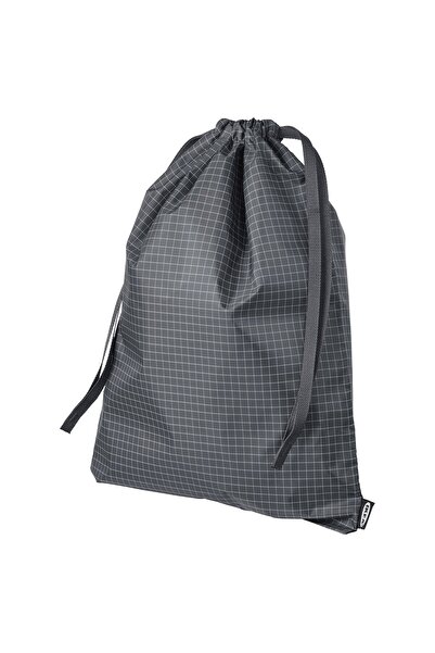 IKEA Geantă RENSARE, carouri/negru, 30 x 40 cm/8 l