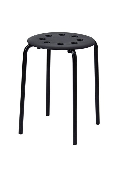 IKEA Scaun MARIUS, negru, 45 cm