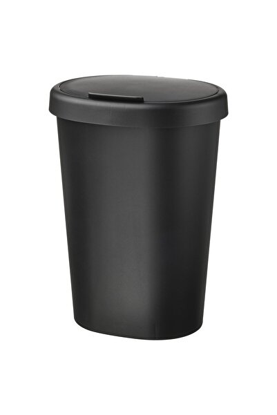 IKEA Coș de gunoi HÖLASS cu capac, negru, 8 L