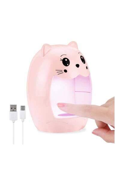 Arabest مصباح أظافر صغير محمول من السيليكون بتقنية الأشعة فوق البنفسجية LED (...