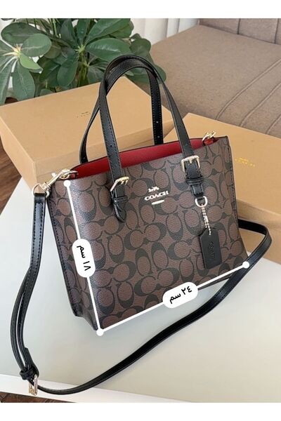 Generic Elegant women's shoulder bag with accessories