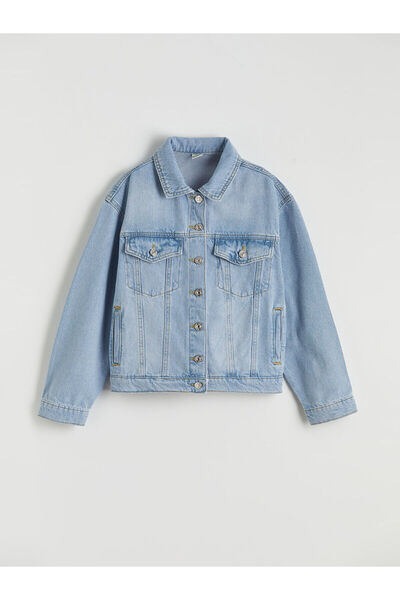 LC Waikiki M&B Collection Blue Girls' Jean Jacket