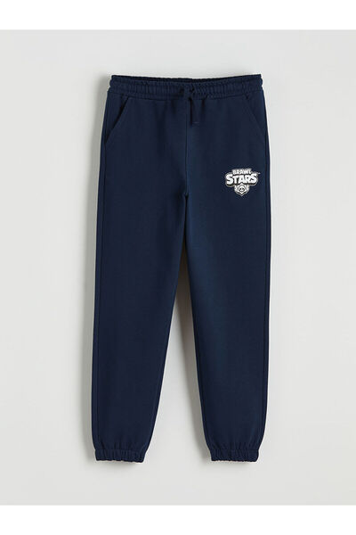 LC Waikiki Αγορίστικο παντελόνι φόρμας σε μπλε ναυτικό σχέδιο