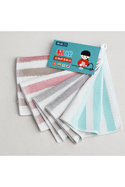 Generic Striped Microfiber Cleaning Towel Set