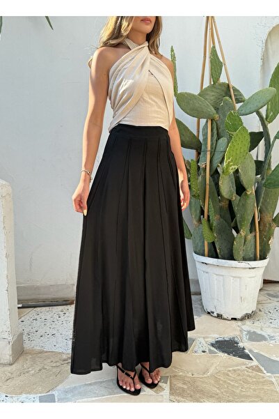 REFİŞ BUTİK VE AKSESUAR Nevürlü Lined Long Skirt