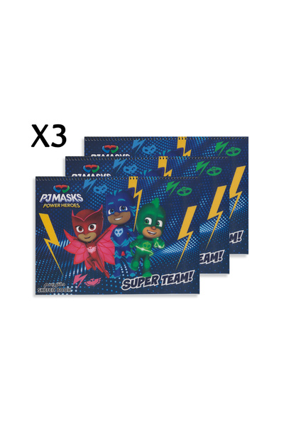 Rainbow Max باقة كراسات رسومية – 3 كراسات Power heroes