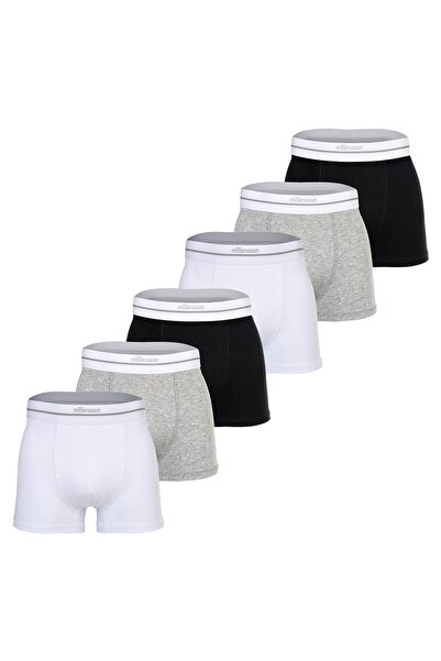 Ellesse Herren Boxershorts, 6er Pack - AMBRIA, Trunks, Logobund, einfarbig