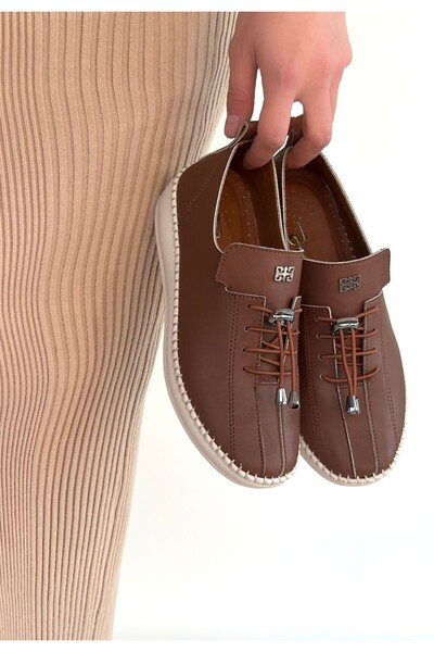 FRESCO SCARFS Warte Taba Leather Lace-Up Sneakers