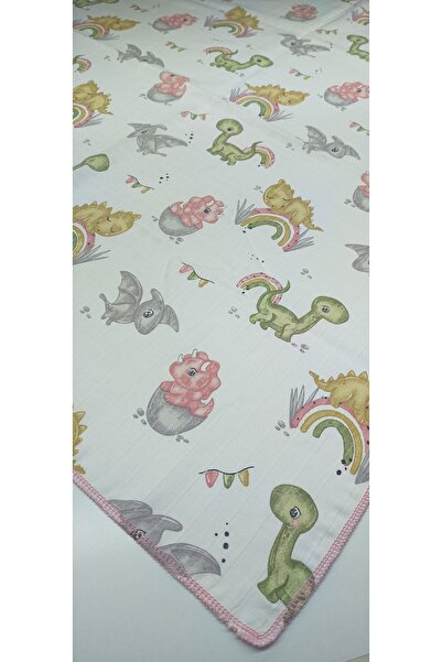 minnakya بطانية أطفال حديثي الولادة من الموسلين متعددة الأغراض مقاس 80*90، قم...