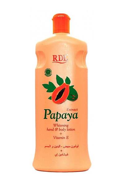 RDL Papaya Whitening Hand and Body Lotion Orange 600ml