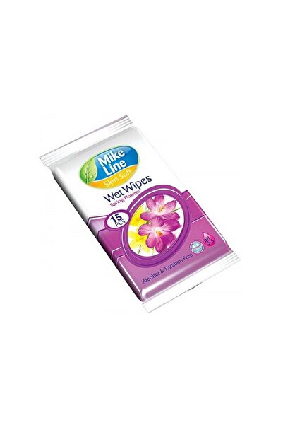 MIKE Line Wet Wipes, with Lid, 15 Pieces