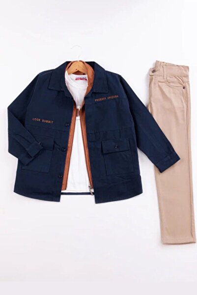 Minigimin Cicileri Miniğimin Cicileri (9-12) Set 4 piese brodat pentru băieți...