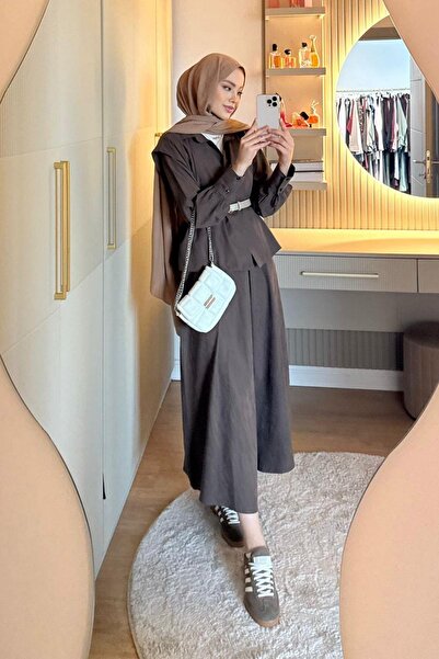 Hazamoda Hani Jileli Dress Brown