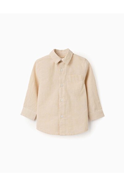 Ziddy LS SHIRT COTTON, YELLOW, SMS