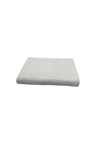 BYFT Magnolia منشفة حمام 70 × 140 سم، 600 غرام/متر مربع، بيضاء، بنسيج دوبي، ق...