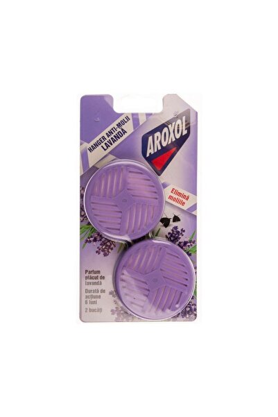 Aroxol Set 2 x 2 Agatatoare Hanger Antimolii Lavanda