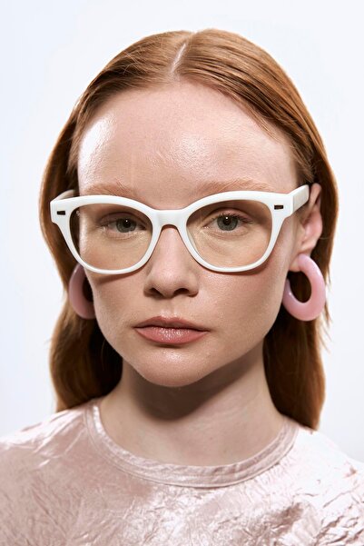 Bilge Karga Edson White Blue Light Protective Glasses