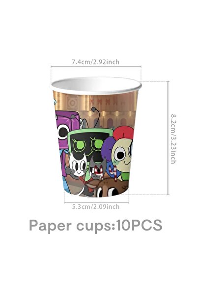Choice other 10pcs Cups Dandy Worlds Birthday Party Decoration Tableware Tabl...