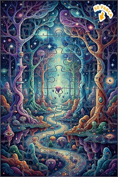 Teona Ahşap لغز خشبي مؤطر بطبقتين بمظهر ألوان مائية من سلسلة أشجار العالم الخ...