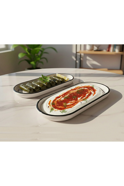 RGS HOMELİFE Ceramic Breakfast Plate, Sauce Bowl, Serving Plate 25 cm Salda D...