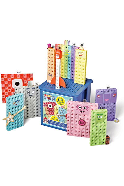 Hand2Mind MathLink®Cubes Numberblocks Set activitati - Eroii cu Zero