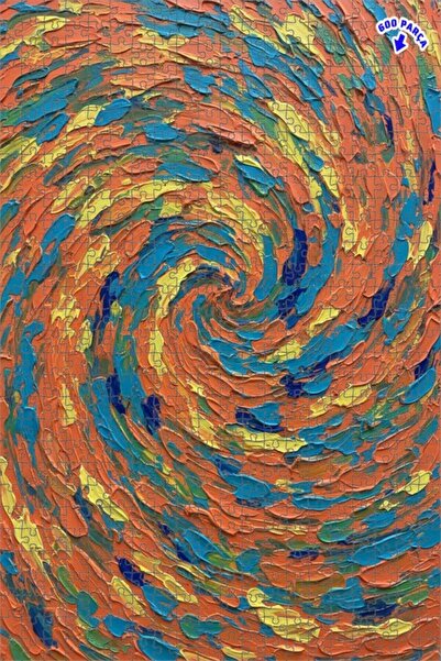 Teona Ahşap لغز خشبي بتصميم ديناميكي حلزوني بمظهر الزيت، لغز خشبي بإطار مزدوج...