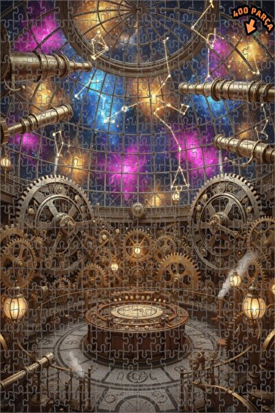 Teona Ahşap لغز خشبي بإطار مزدوج الطبقات من بخار إيفرين، 400 قطعة، 35×35