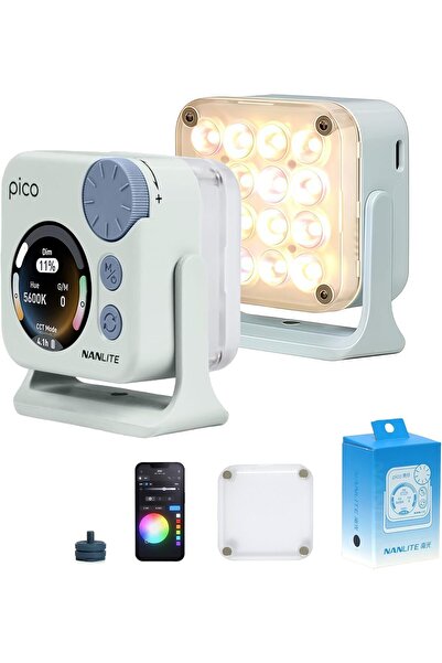 Nanlite بيكو لايت - مصباح LED محمول كامل الألوان RGB