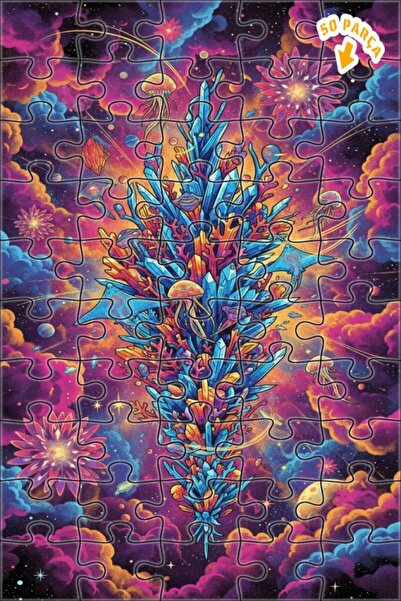 Teona Ahşap لغز خشبي بإطار مزدوج الطبقات من سيريز كريستال مارين ديزايز ديزايز...