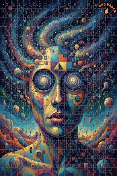 Teona Ahşap لغز خشبي ذو طبقتين من يونيفرسال مايند، 400 قطعة، 35x35 سم