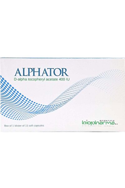BIOPHARMA كبسولات ألفاتور 400 وحدة دولية، 15 كبسولة