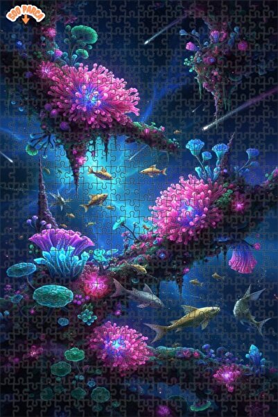 Teona Ahşap لغز خشبي رائع ذو طبقتين بإطار مزدوج يشبه لوحة زيتية لمنظر عالم تح...