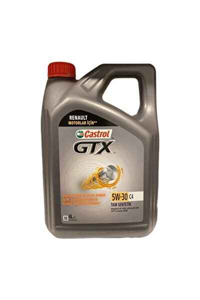 CASTROL GTX 5W-30 C4 Tam Sentetik DPF Motor Yağı 4 L 4 L