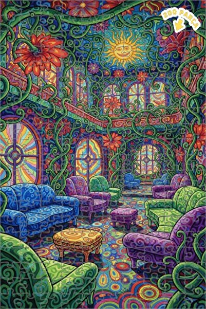 Teona Ahşap لوحة زيتية لغرفة ريا دراي بايرد جاردن، ألغاز خشبية مؤطرة ذات طابق...