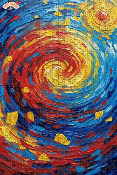 Teona Ahşap لغز خشبي مؤطر ذو طبقتين بتصميم لوحة زيتية لرقصة النجوم 500 قطعة 5...