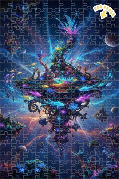 Teona Ahşap لغز الكون الفلكي الرائع 200 قطعة 25x35