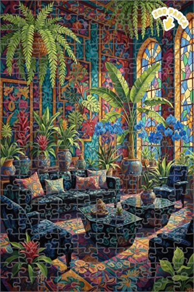 Teona Ahşap لغز خشبي بمظهر لوحة زيتية من تروبيك فاها، لغز خشبي بإطار مزدوج ال...