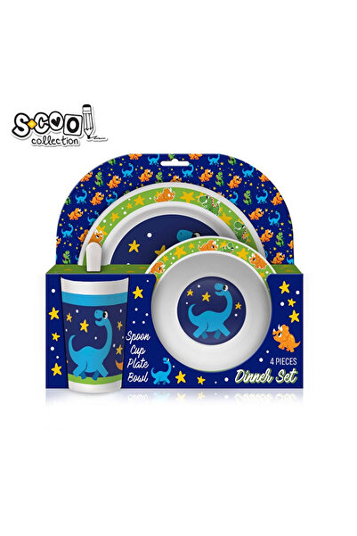 OEM Dino tableware and cutlery set