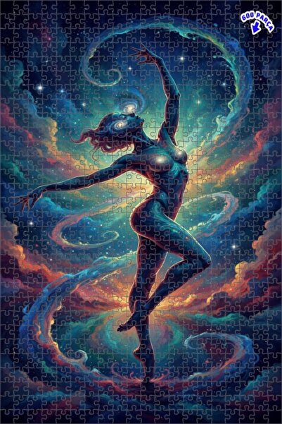 Teona Ahşap لوحة فنية خشبية مؤطرة بطبقتين على شكل راقصة عالمية بأسلوب فني حدي...