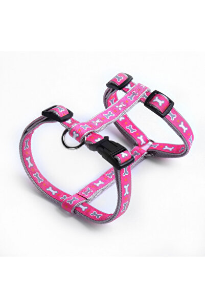 Rinaldo Franco spa Ham pentru câini Ham Nylon - Decor os - M - Roz