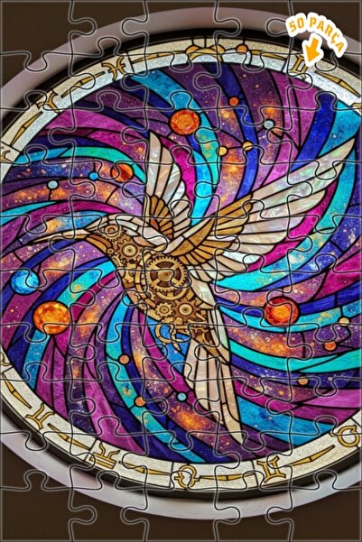 Teona Ahşap لغز خشبي مؤطر ذو طبقتين من سونإيتس إنفنتي كولبيري ستيمبانك آرت، 5...