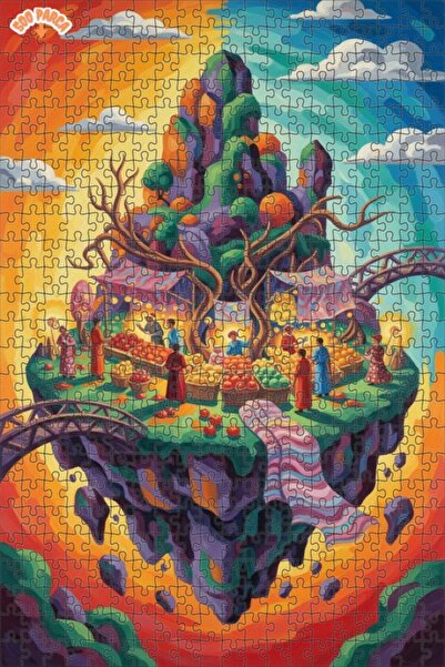 Teona Ahşap لغز خشبي مؤطر من طابقين بتصميم مشهد طائرات ماركتس ماركست، 500 قطع...