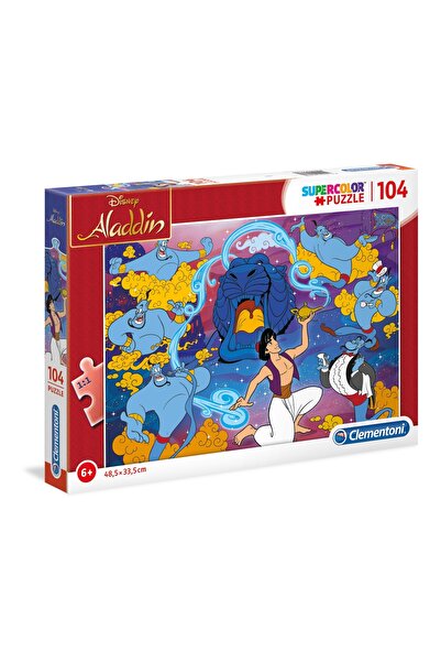 CLEMENTONI , SuperColor, Aladyn, Puzzle, Unisex, 6+ years, 104 pcs