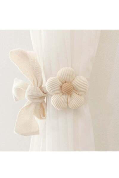 Arabest ربطات ستائر على شكل بتلات، ربطات ستائر منسوجة يدوياً، قلادة زخرفية لل...