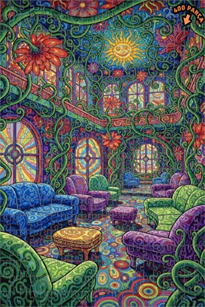 Teona Ahşap لوحة زيتية لغرفة ريا دراي بايرد جاردن، ألغاز خشبية مؤطرة ذات طابق...