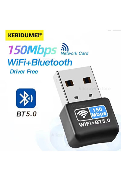 Kebidumei 150Mbps and BT5.0 900Mbps USB WiFi 6 Bluetooth 5.4 Adapter Dual Ban...